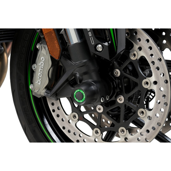 Tampons de protection PUIG 20511 de fourche PHB19 - KAWASAKI