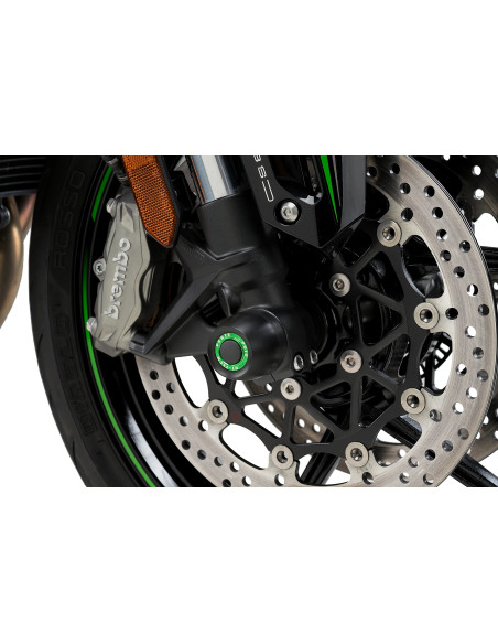 Tampons de protection PUIG 20511 de fourche PHB19 - KAWASAKI