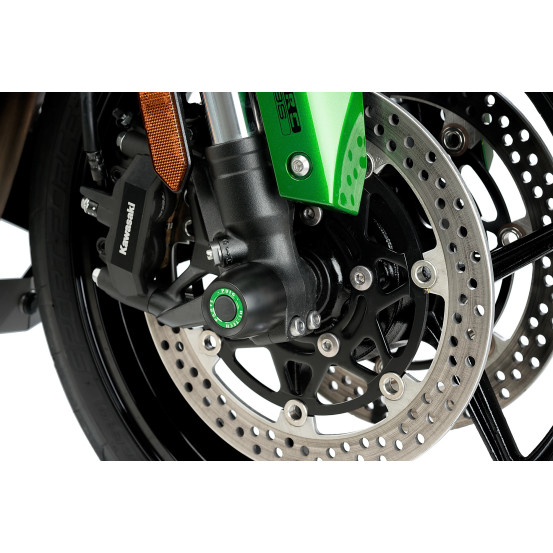 Tampons de protection PUIG 20027 de fourche PHB19 - KAWASAKI