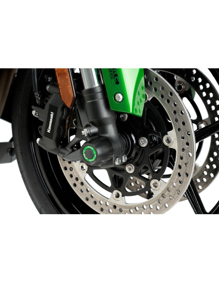 Tampons de protection PUIG 20027 de fourche PHB19 - KAWASAKI