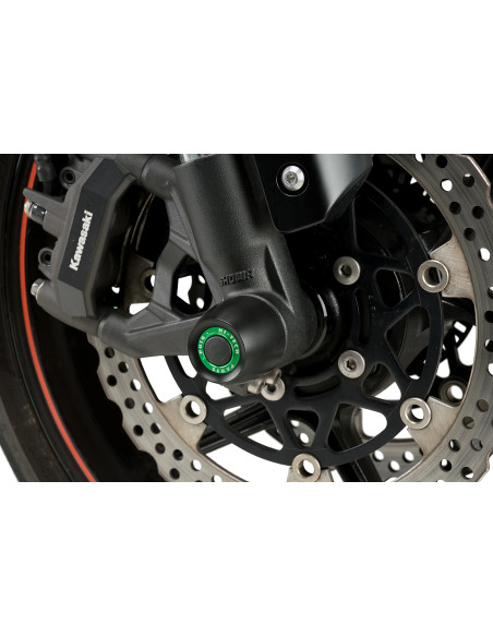 Tampons de protection PUIG 20027 de fourche PHB19 - KAWASAKI
