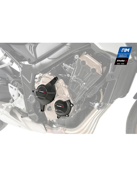 Kit protections de carter moteur PUIG 22856 Track - YAMAHA