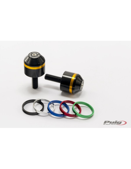 Embouts de guidon PUIG courts avec anneaux M10/150 - BMW