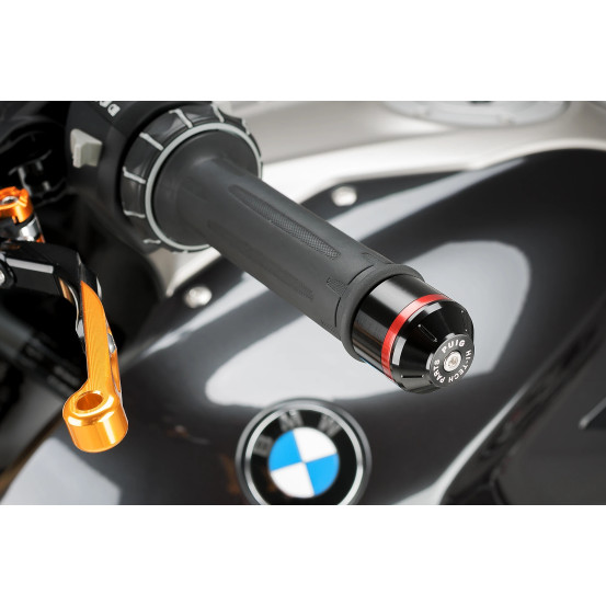 Embouts de guidon PUIG courts avec anneaux M10/150 - BMW