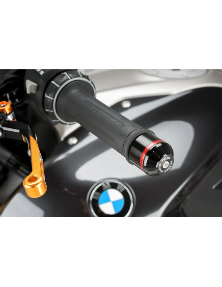 Embouts de guidon PUIG courts avec anneaux M10/150 - BMW