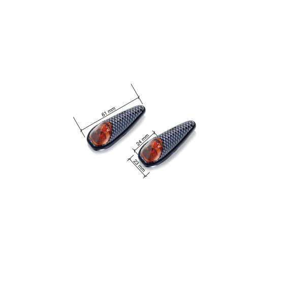 Clignotants PUIG 1077 Speed/Full speed - DUCATI - YAMAHA