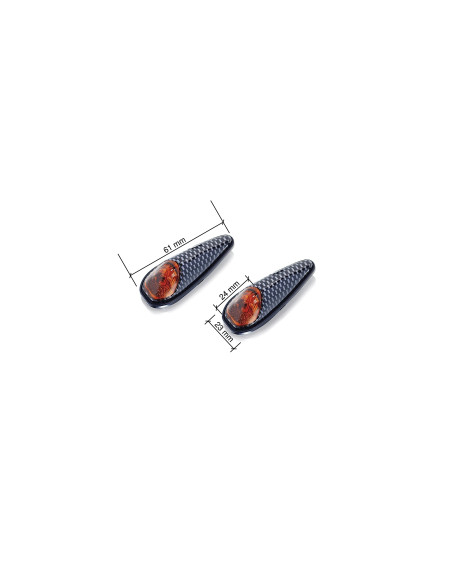 Clignotants PUIG 1077 Speed/Full speed - DUCATI - YAMAHA