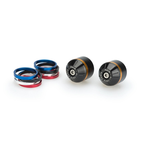 Embouts de guidon PUIG courts avec anneaux M5 - APRILIA