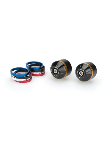 Embouts de guidon PUIG courts avec anneaux M5 - APRILIA