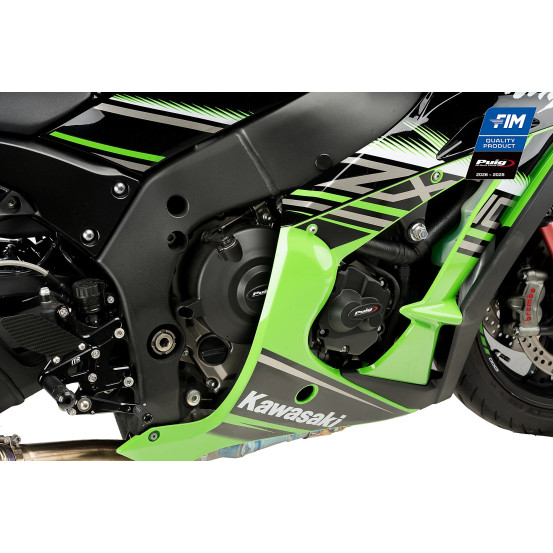 Kit protections de carter moteur PUIG Track - KAWASAKI