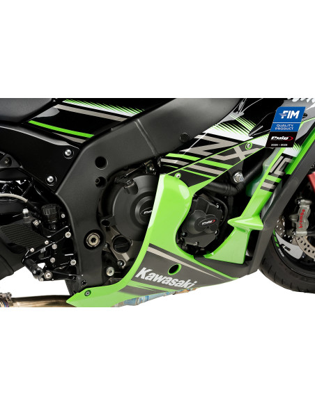 Kit protections de carter moteur PUIG Track - KAWASAKI