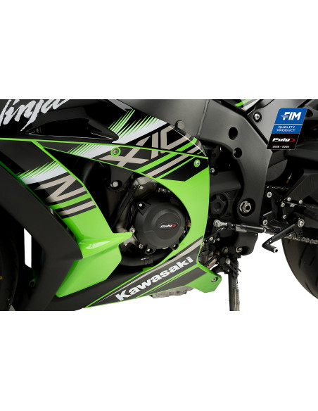 Kit protections de carter moteur PUIG Track - KAWASAKI