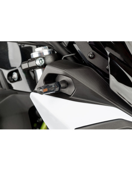 Jeu de supports PUIG 5329 de clignotants - KAWASAKI