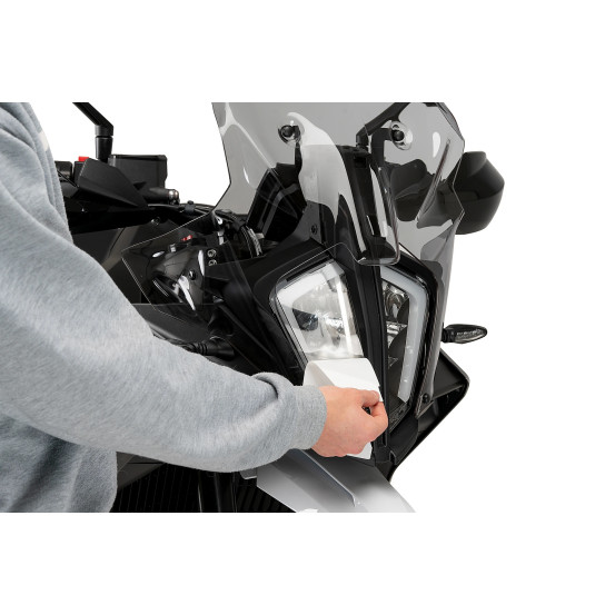 Sticker PUIG Protection de phare Adhere - KTM