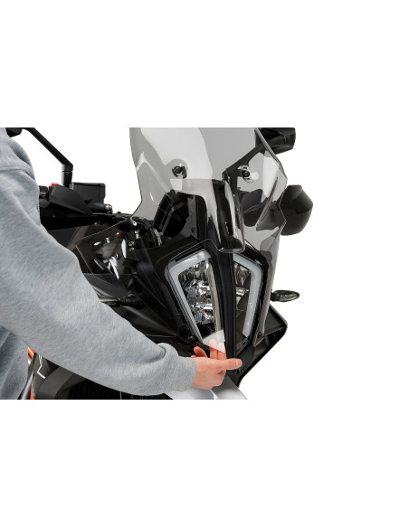 Sticker PUIG Protection de phare Adhere - KTM