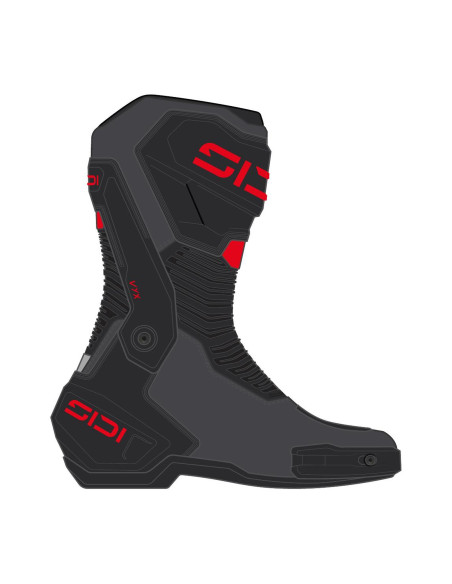 Bottes Moto Sidi VYX - Noir - Rouge