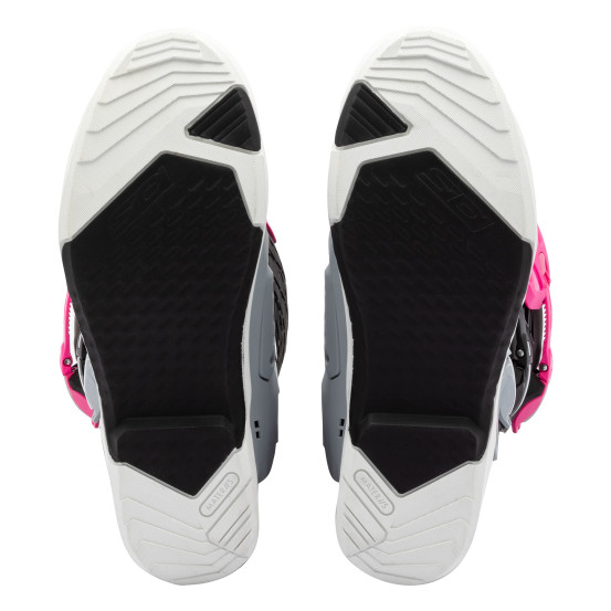 Bottes Cross Sidi Crossair X - Gris - Rose Fluo
