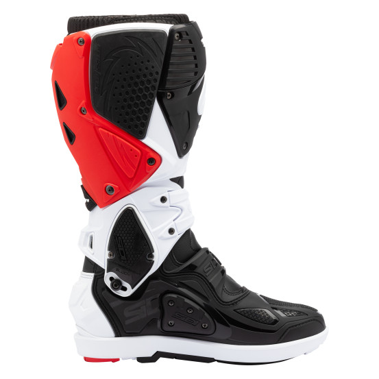 Bottes Cross Sidi Crossfire 3 SRS - Blanc - Noir - Rouge