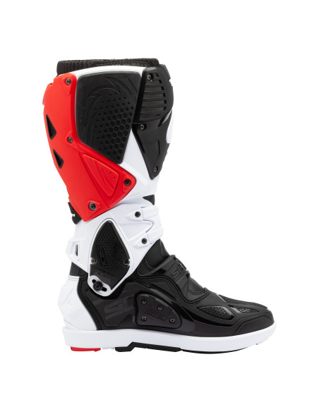 Bottes Cross Sidi Crossfire 3 SRS - Blanc - Noir - Rouge