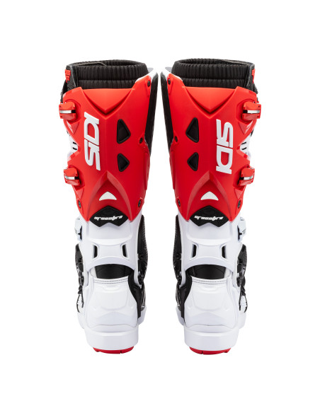 Bottes Cross Sidi Crossfire 3 SRS - Blanc - Noir - Rouge