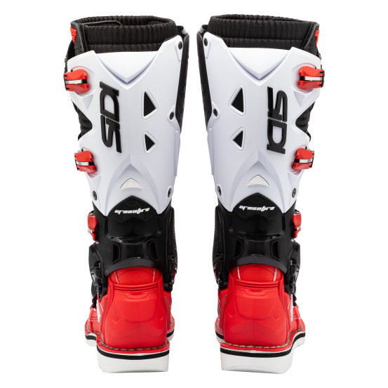 Bottes Cross Sidi Crossfire 3 - Rouge - Noir - Blanc