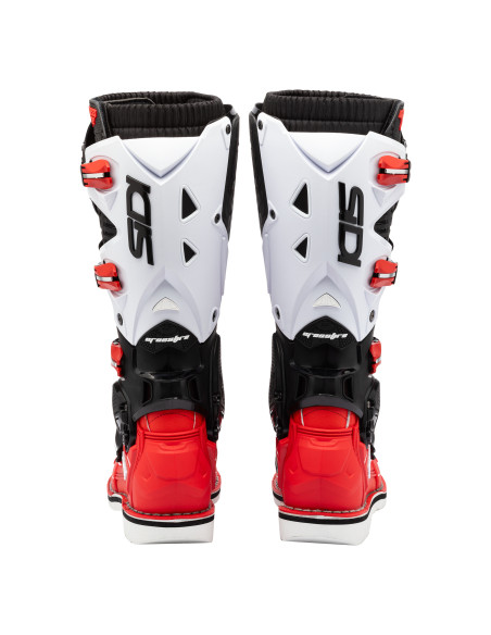 Bottes Cross Sidi Crossfire 3 - Rouge - Noir - Blanc