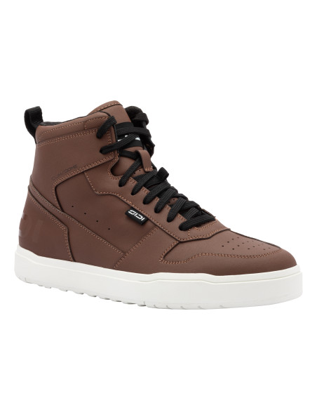 Baskets Moto Sidi Lynx Climadome - Marron - Blanc