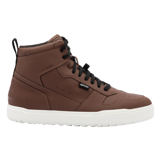 Baskets Moto Sidi Lynx Climadome - Marron - Blanc