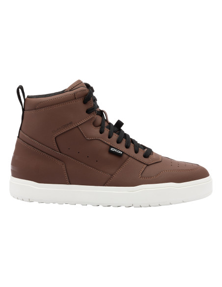 Baskets Moto Sidi Lynx Climadome - Marron - Blanc