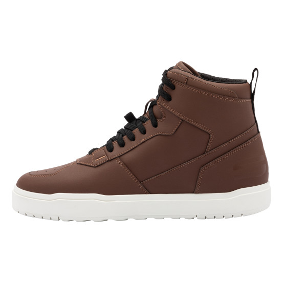 Baskets Moto Sidi Lynx Climadome - Marron - Blanc