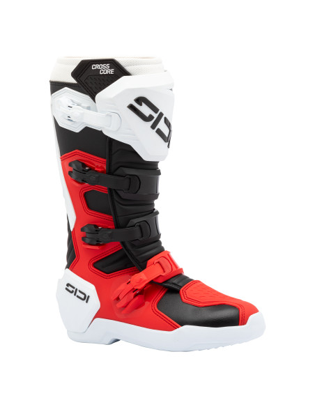 Bottes Cross Sidi Crosscore - Rouge - Noir - Blanc