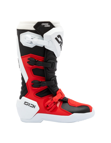 Bottes Cross Sidi Crosscore - Rouge - Noir - Blanc