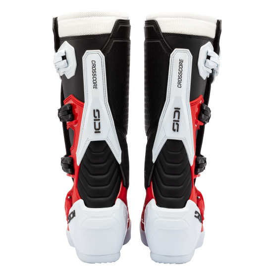 Bottes Cross Sidi Crosscore - Rouge - Noir - Blanc