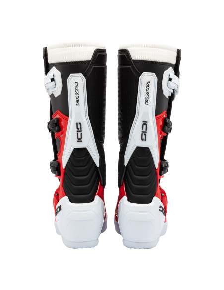 Bottes Cross Sidi Crosscore - Rouge - Noir - Blanc
