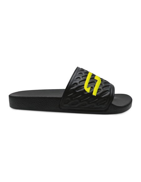 Claquettes Sidi Poolside - Noir - Jaune Fluo