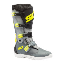 Bottes Cross Sidi X Power SC - Gris - Jaune Fluo