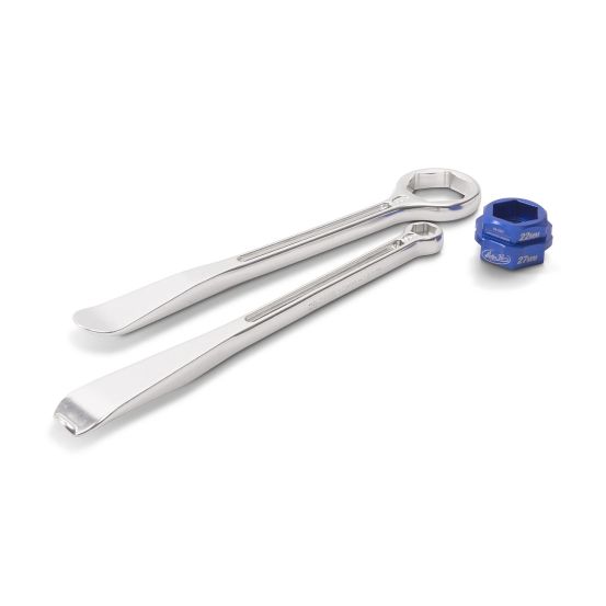 Kit 2 démonte-pneus + écrou d'axe de roue MOTION PRO T6 - HONDA / KTM / TRIUMPH