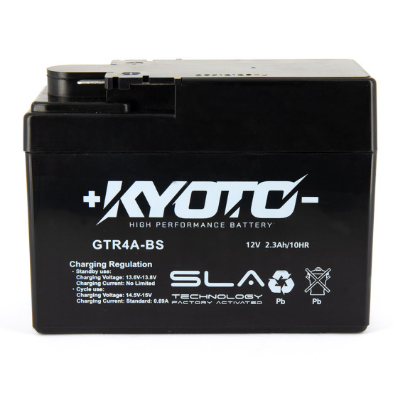 Batterie Kyoto GTR4A-BS - SLA - Équivalente YTR4A-BS