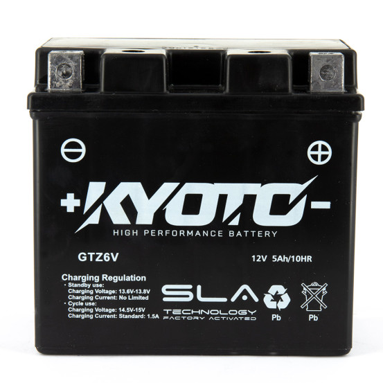 Batterie Kyoto GTZ6V - SLA AGM - Équivalente YTZ6V
