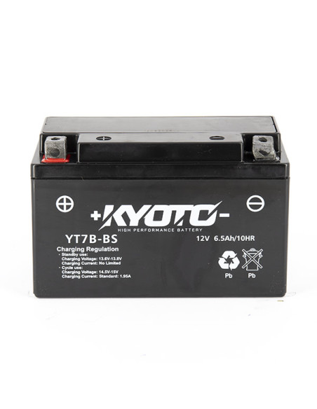 Batterie Kyoto GT7B-BS - SLA AGM - Sans Entretien - Équivalente YT7B