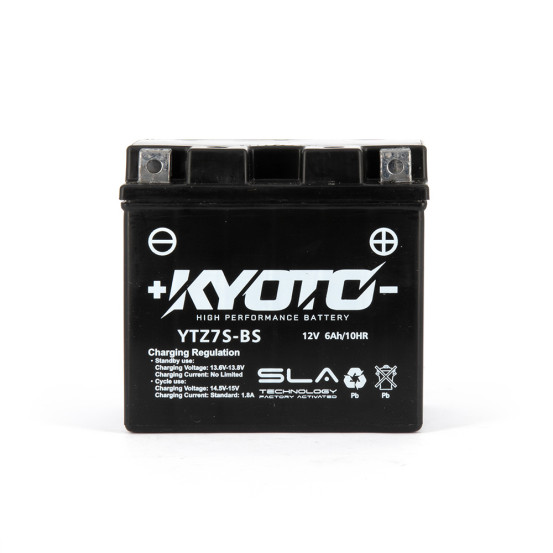 Batterie Kyoto GTZ7S-BS - SLA AGM - Sans Entretien - Équivalente YTZ7S-BS