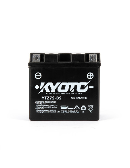 Batterie Kyoto GTZ7S-BS - SLA AGM - Sans Entretien - Équivalente YTZ7S-BS