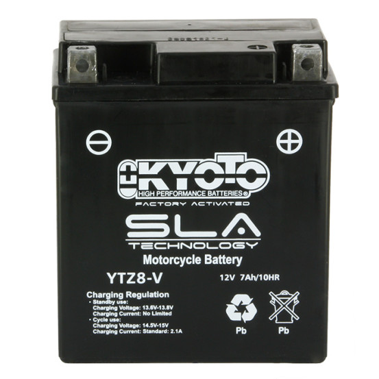 Batterie Kyoto GTZ8-V - SLA AGM - Sans Entretien - Équivalente YTZ8V