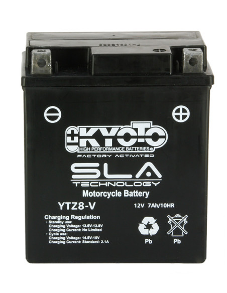 Batterie Kyoto GTZ8-V - SLA AGM - Sans Entretien - Équivalente YTZ8V