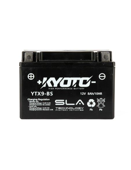 Batterie Kyoto GTX9-BS - SLA AGM - Sans Entretien