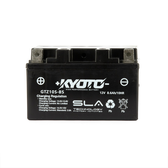 Batterie Kyoto GTZ10S-BS - SLA AGM - Sans Entretien - Équivalente YTZ10S-BS