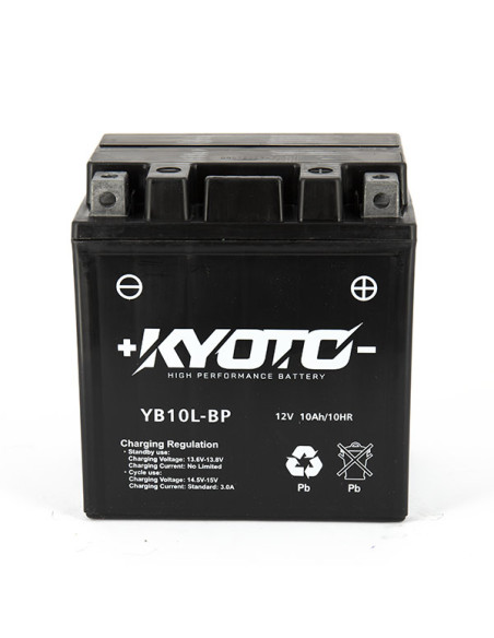 Batterie Kyoto YB10L-BP - SLA AGM - Sans Entretien
