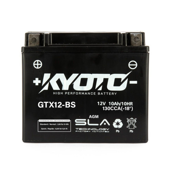 Batterie Kyoto GTX12-BS - SLA AGM - Sans Entretien