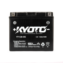 Batterie Kyoto GT12B-BS - SLA AGM - Sans Entretien - Équivalente YT12B-BS
