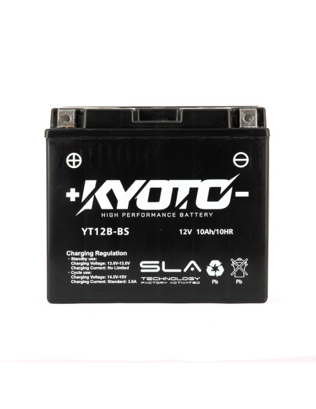 Batterie Kyoto GT12B-BS - SLA AGM - Sans Entretien - Équivalente YT12B-BS